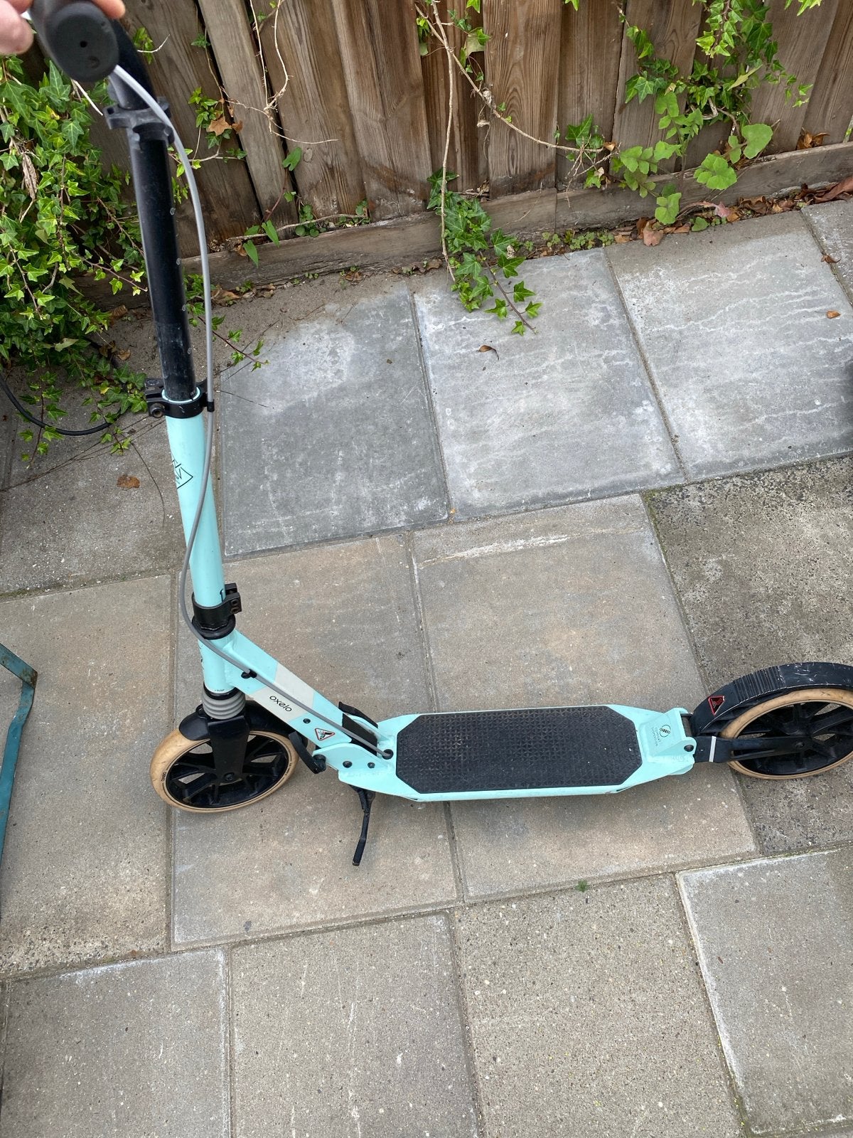 Oxelo Town 7 XL Step - Turquoise volwassen stadstep, Ophalen, Gebruikt, Gewone step