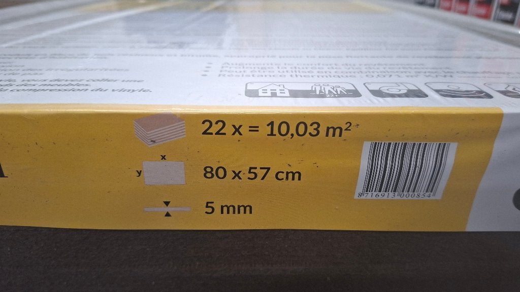 Estillon Egalfloor FINI Zachtboard voor zwevend vinyl vloer, Huis en Inrichting, Ophalen, ,, Overige typen, Nieuw