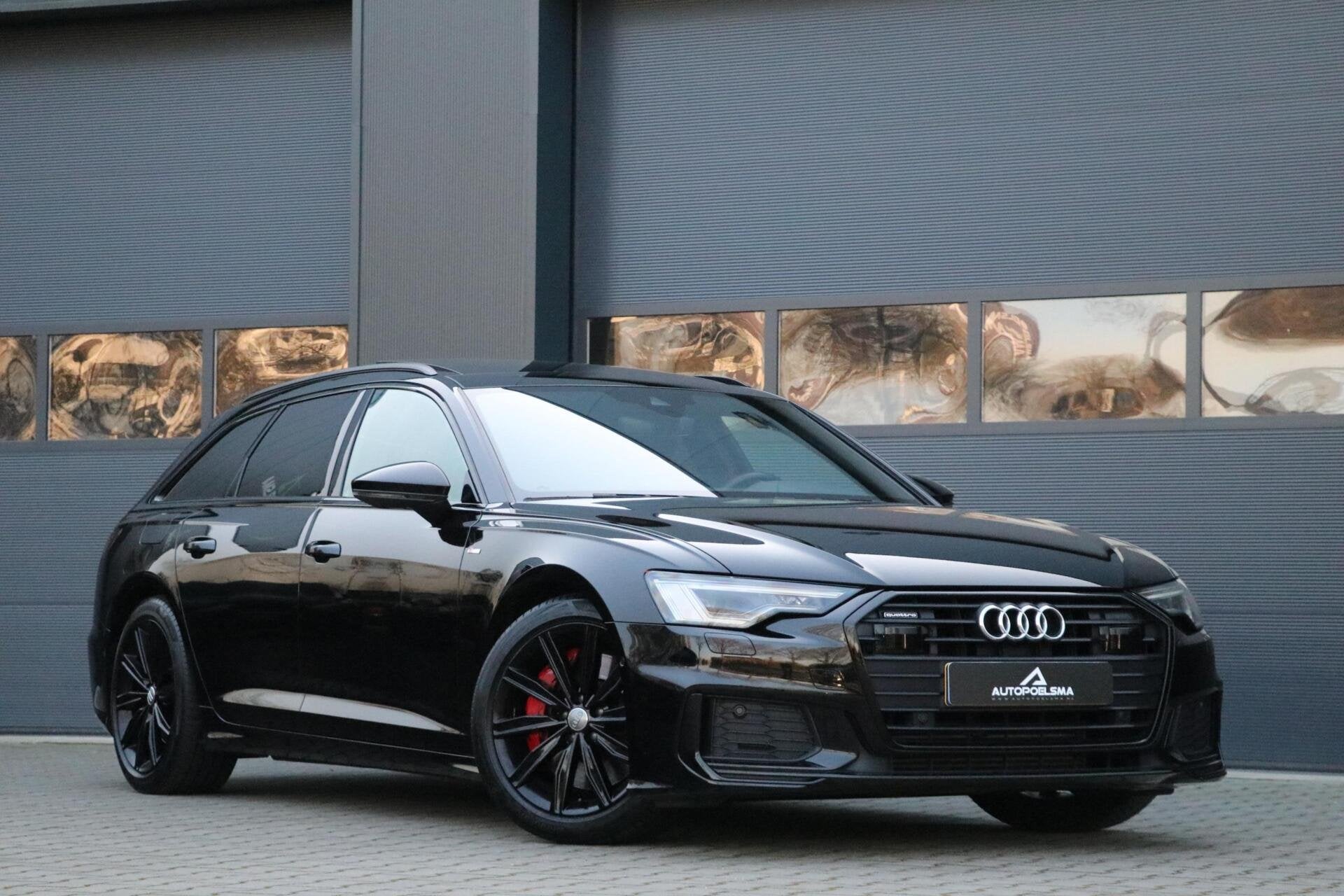 Audi A6 Avant 55 TFSI e quattro Competition AdaptiveCruise P, Auto's, Automaat, Gebruikt, 4 cilinders, Zwart