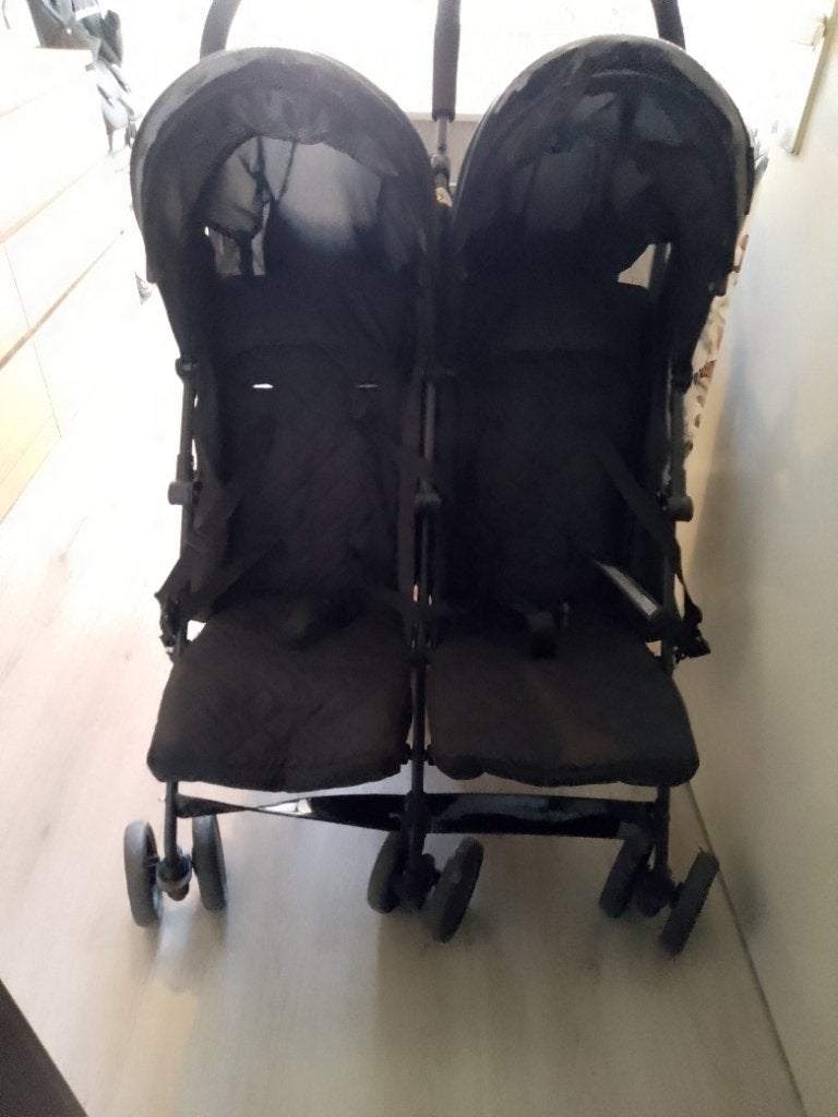 Tweelingbuggy, Kinderen en Baby's, Buggy's, Ophalen, Gebruikt, Overige merken, Duomodel