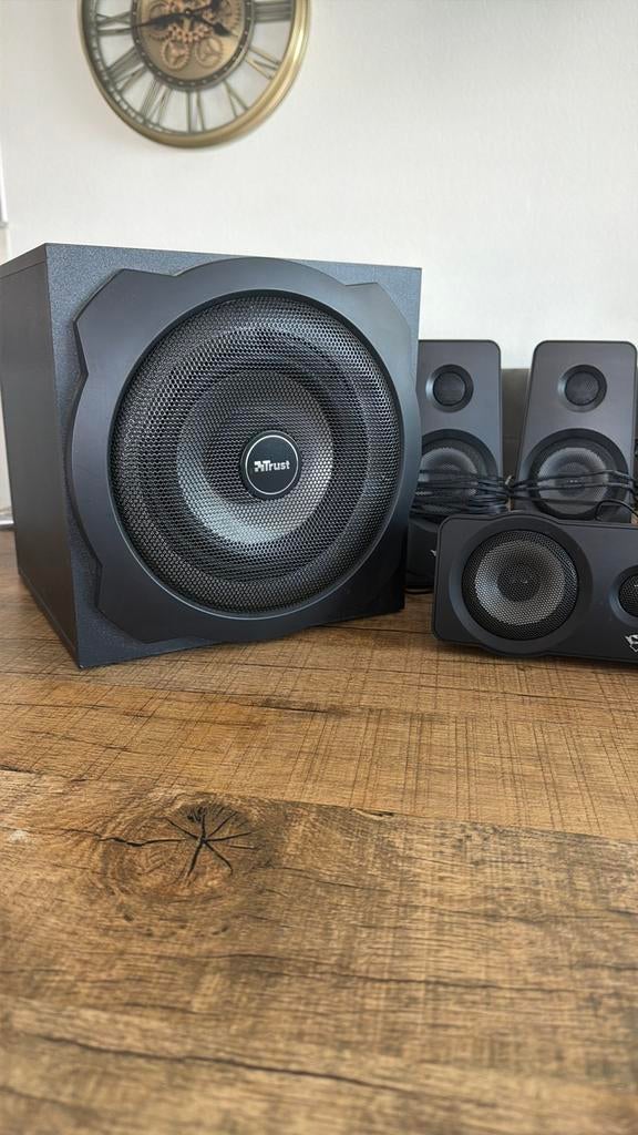 Sharp speakerset pc, Computers en Software, Pc speakers, Ophalen, Zo goed als nieuw