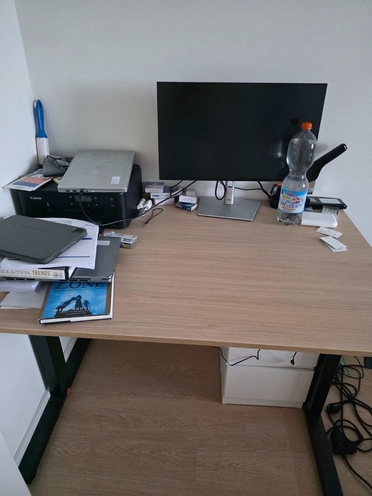 Electric standing desk 80120cm, Ophalen of Verzenden, Zo goed als nieuw