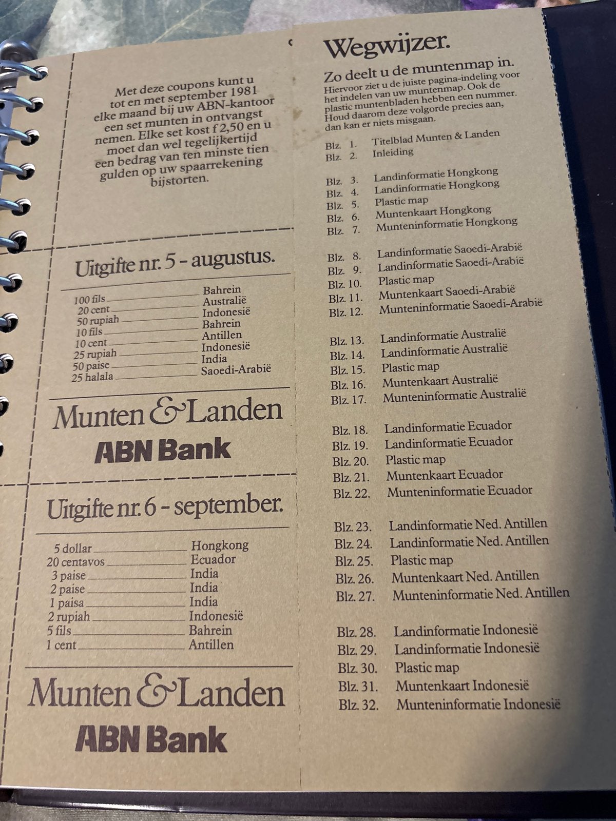 Munt & Landen Verzamelmap ABN Bank - Onvolledig, Ophalen of Verzenden, Verzamelmap