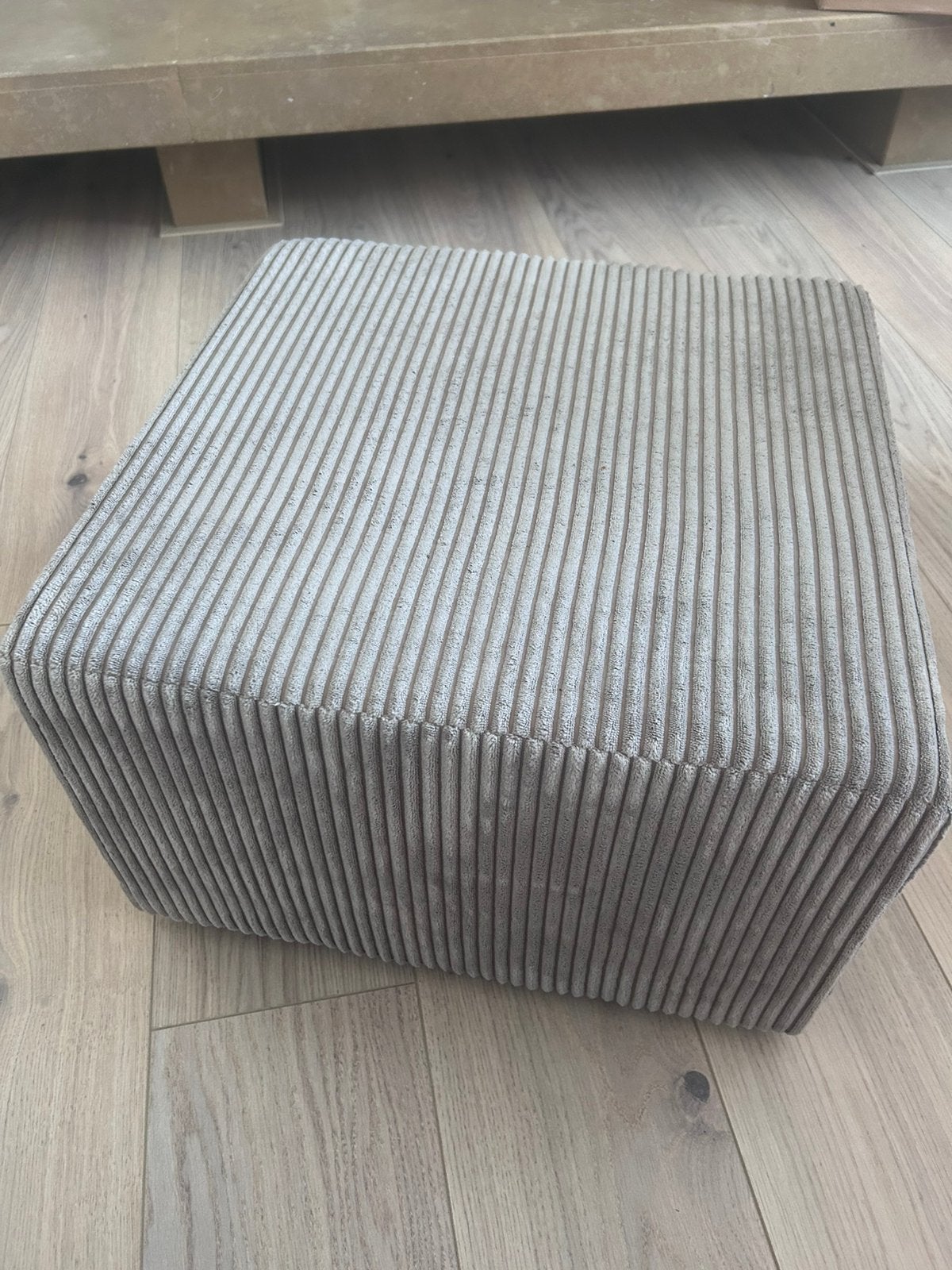 Poef van 50x50, Ophalen, Gebruikt, Vierkant, 50 tot 75 cm