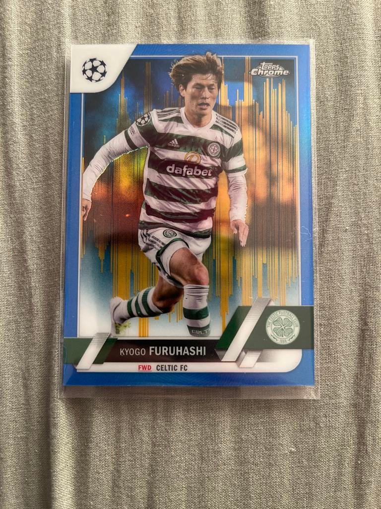 Kyogo Furuhashi Topps Chrome Champions League Kaart 61/75, Hobby en Vrije tijd, Stickers en Plaatjes, Ophalen of Verzenden, Nieuw
