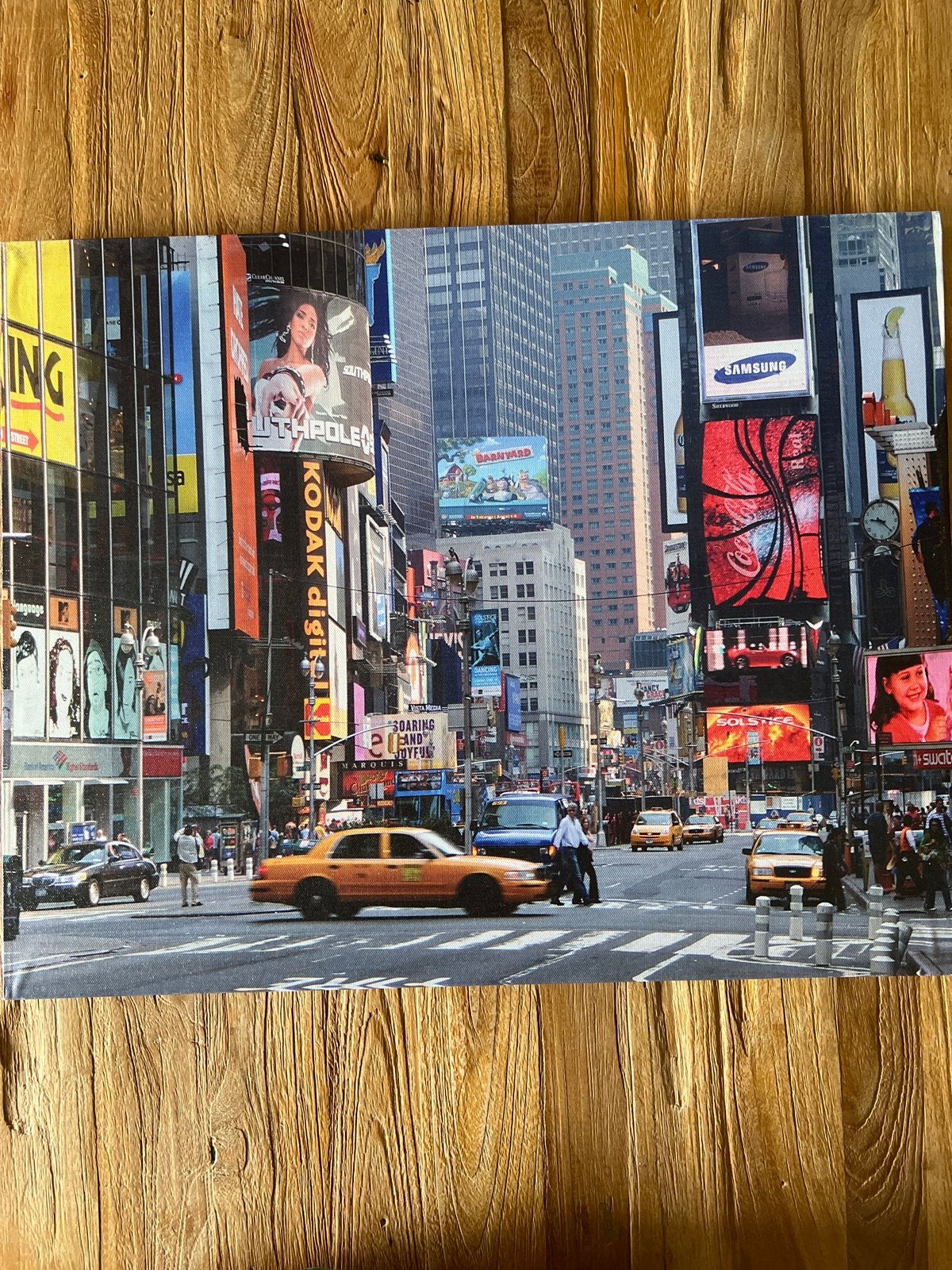 Schilderij Times Square New York - Stadsgezicht, Ophalen, Print, Textiel, Stadsgezicht