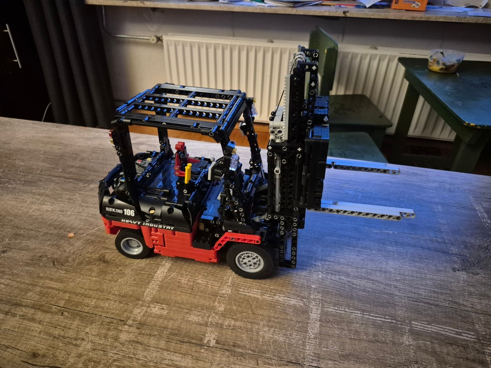 mouldking bestuurbare lego heftruck, Ophalen of Verzenden, Zo goed als nieuw, Overige merken