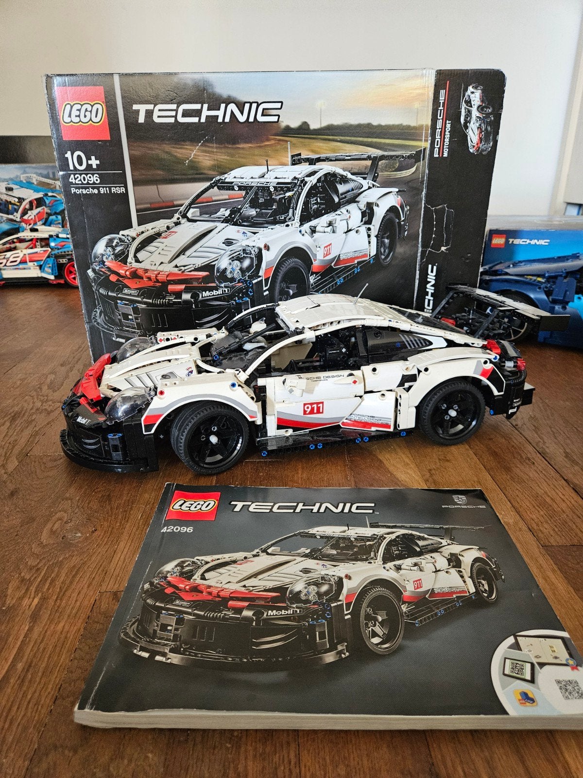 LEGO Technic 42096 Porsche 911 RSR met doos en boekje, Ophalen, Zo goed als nieuw, Overige merken
