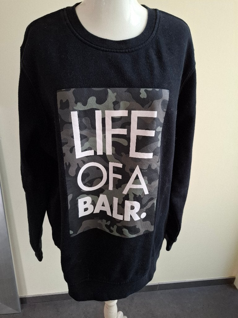 SWEATHER, BALR, MAAT M, Ophalen of Verzenden, Gedragen, Zwart