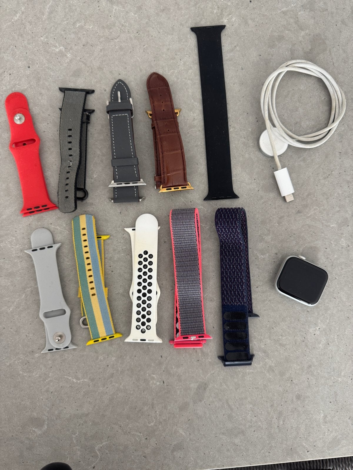 Apple Watch Series 4 Nike with straps, Ophalen, IOS, Waterdicht, Zilver