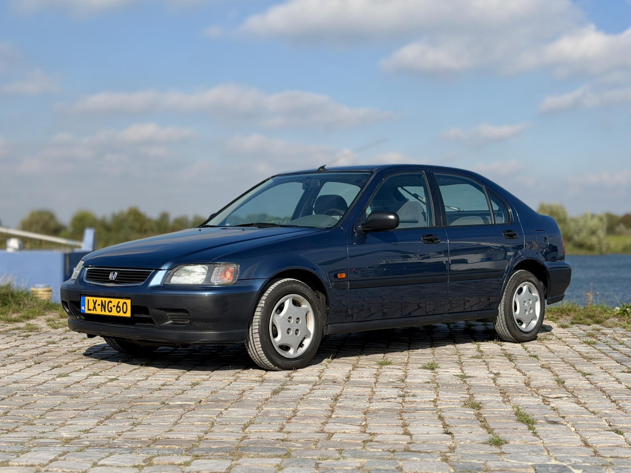 Honda Civic 1.4i *78.000* Automaat|1e Eigenaar|Elek. Ramen, Auto's, Stof, 4 cilinders, 1396 cc, Blauw