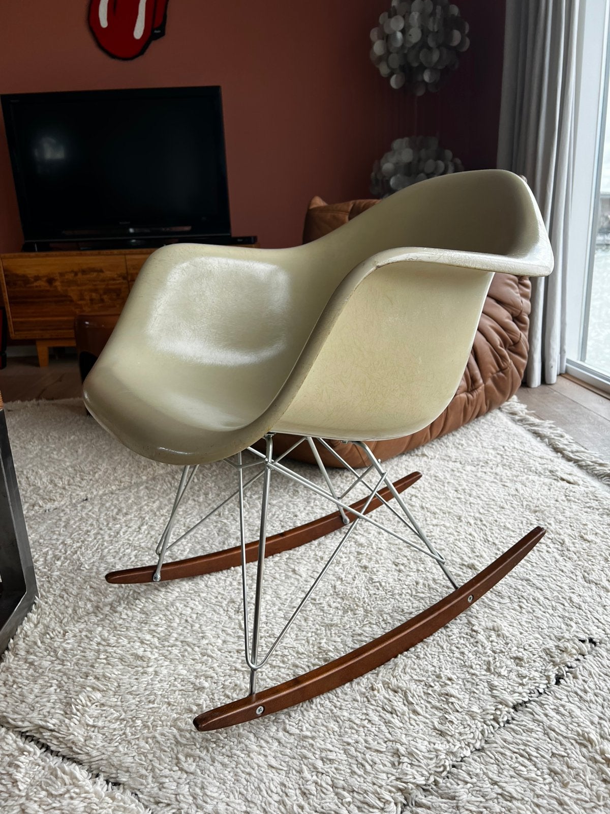 Vintage Vitra Eames RAR origineel jaren 50, Ophalen, Gebruikt