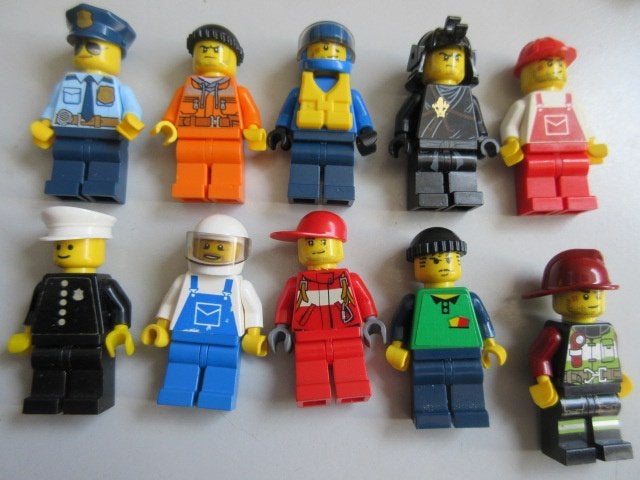 nr. 5708, 10 Lego poppetjes., Ophalen of Verzenden, Gebruikt, Complete set, Lego