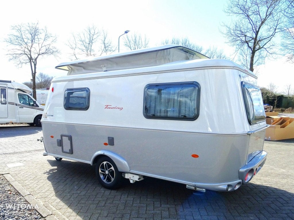 Eriba Touring - 60 Edition 542 super compleet uitgevoerd, Fietsenrek, 4 tot 5 meter, Eriba, 2 aparte bedden