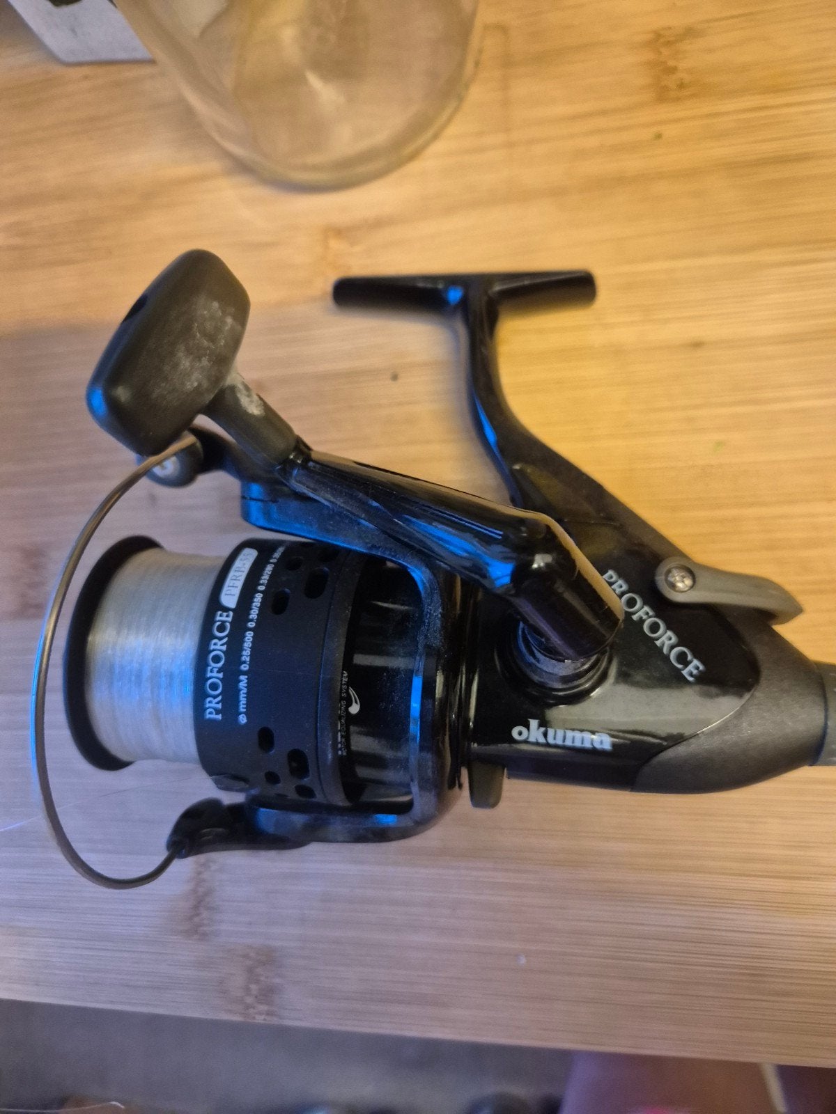 Okuma Proforce PFRB-55 Vismolen, Watersport en Boten, Hengelsport | Algemeen, Gebruikt, Molen, Ophalen of Verzenden
