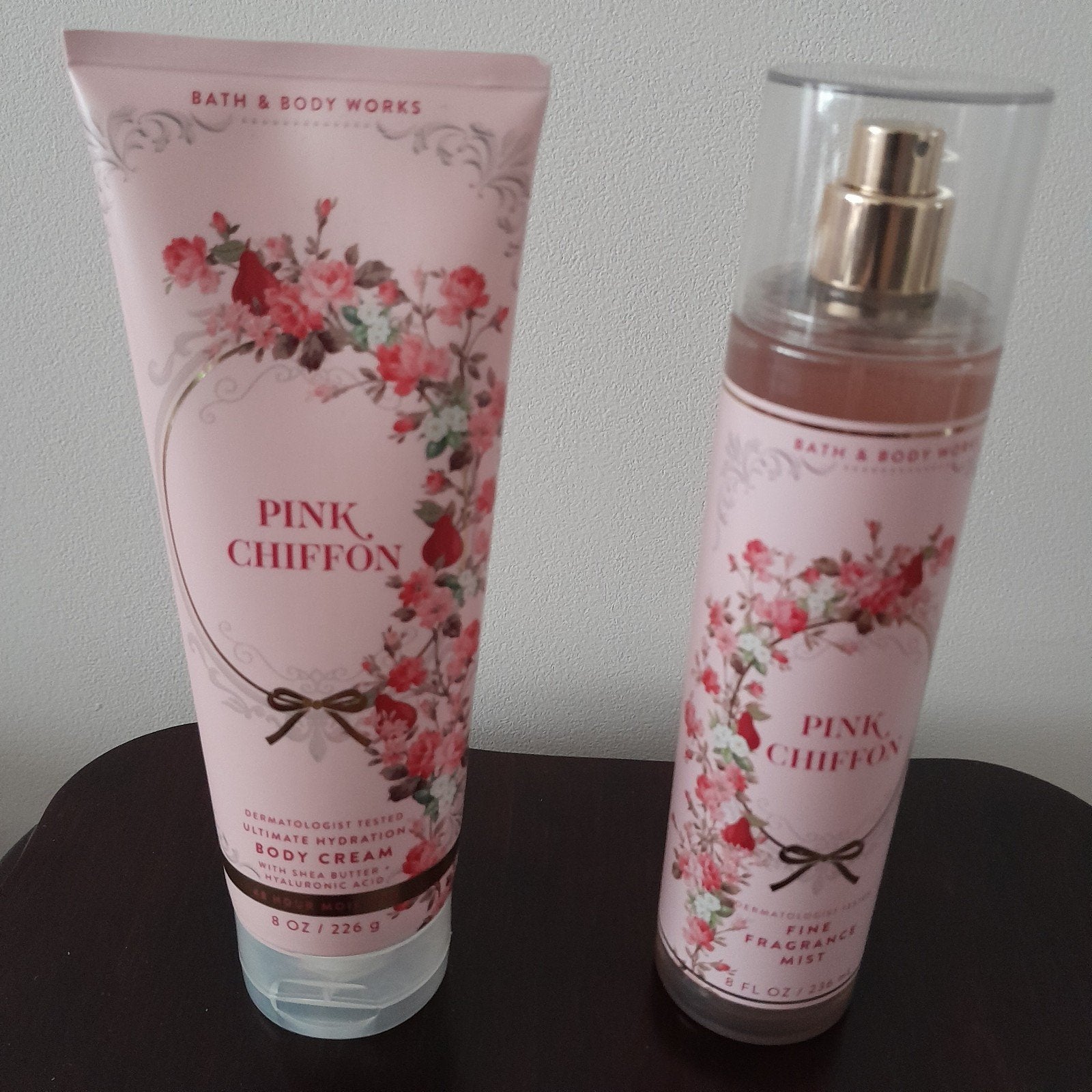 Nieuwe Bath & Body Works Pink Chiffon set (2 stuks), Ophalen of Verzenden