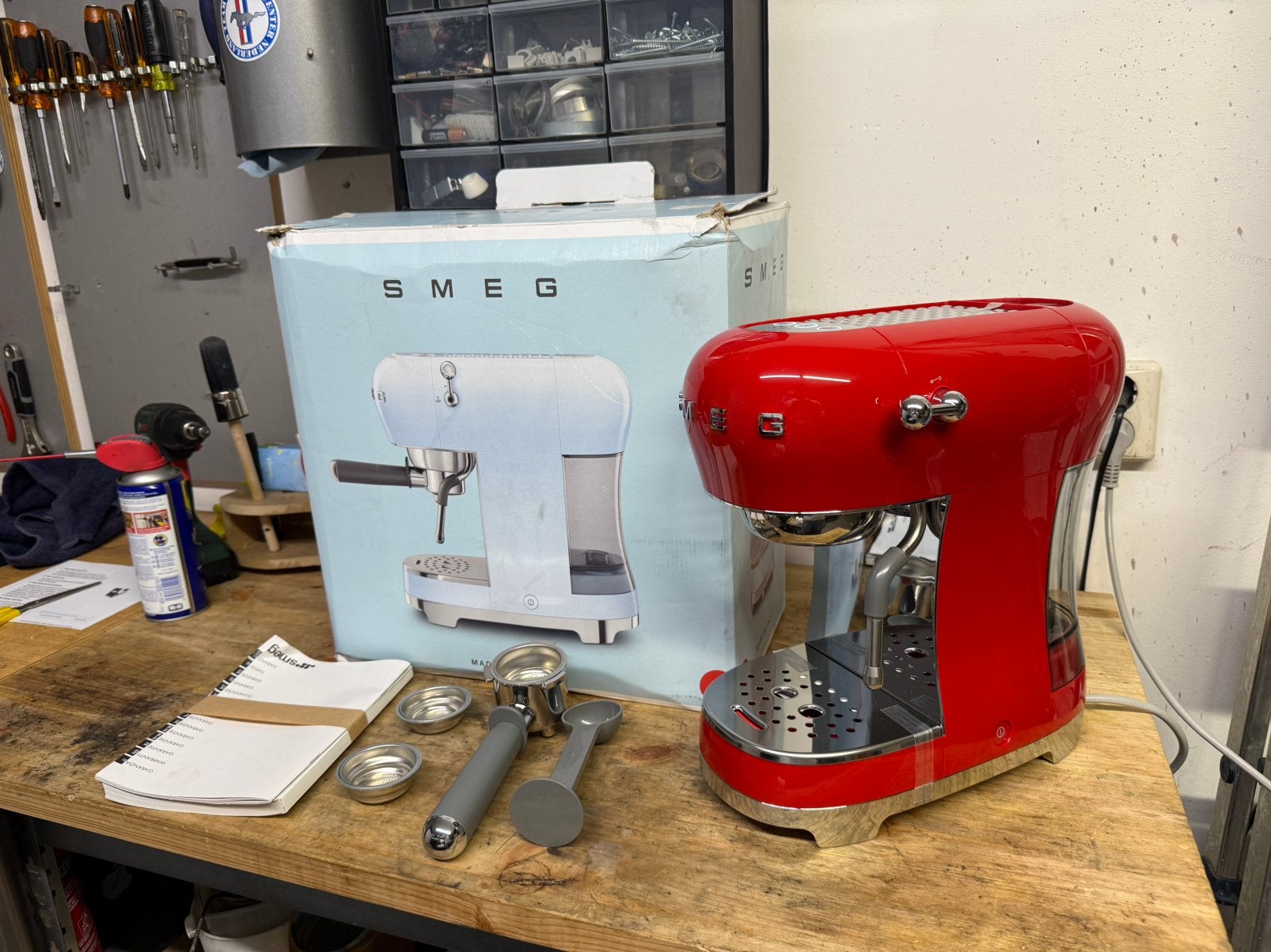 Smeg Espresso ECF02RDEU – Nieuw, Ophalen of Verzenden, Nieuw