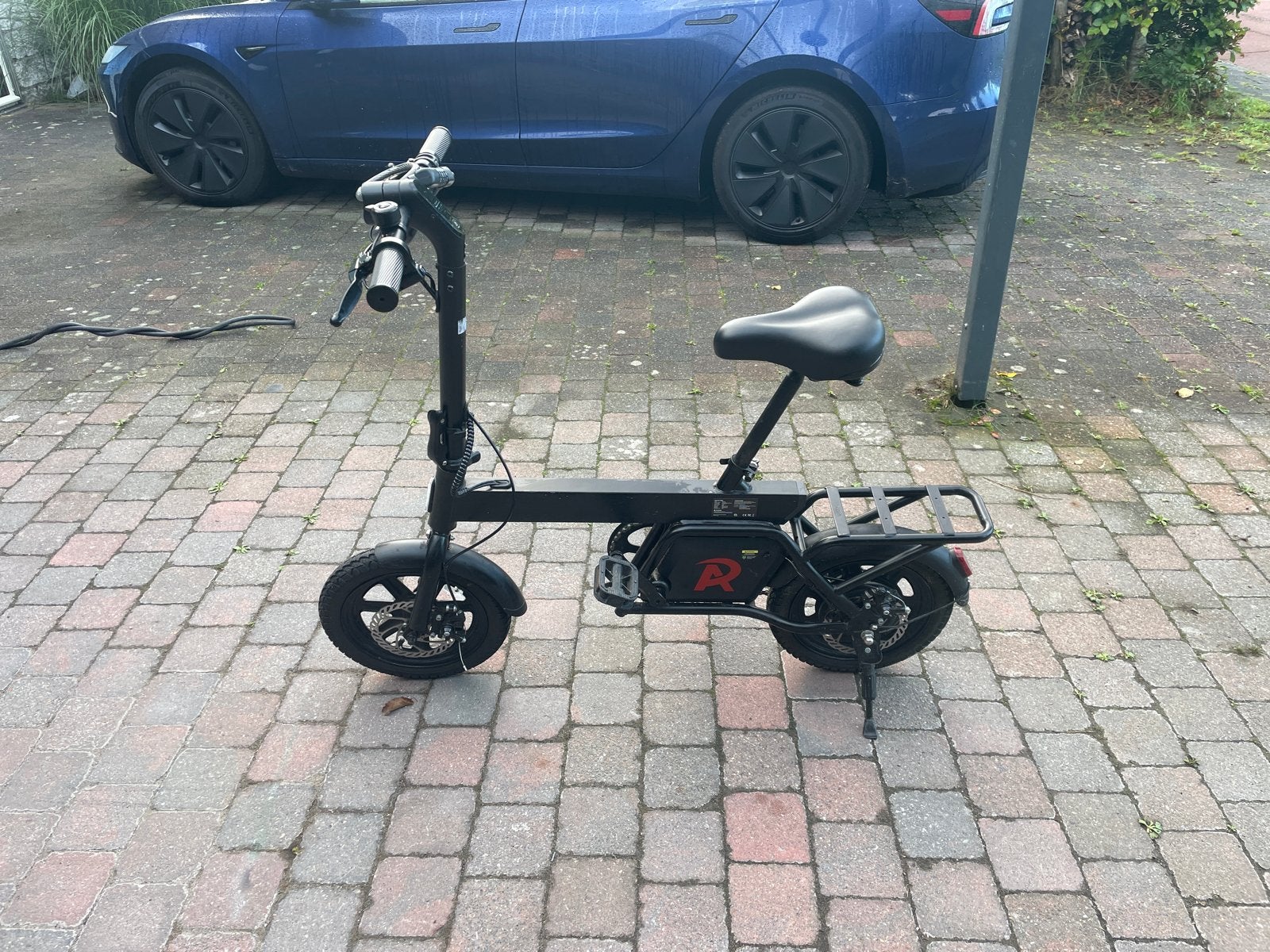 Vouwfiets B20 25 km/u met gashendel (voorlamp defect), Overige merken, Gebruikt, Ophalen of Verzenden, Totaal opvouwbaar
