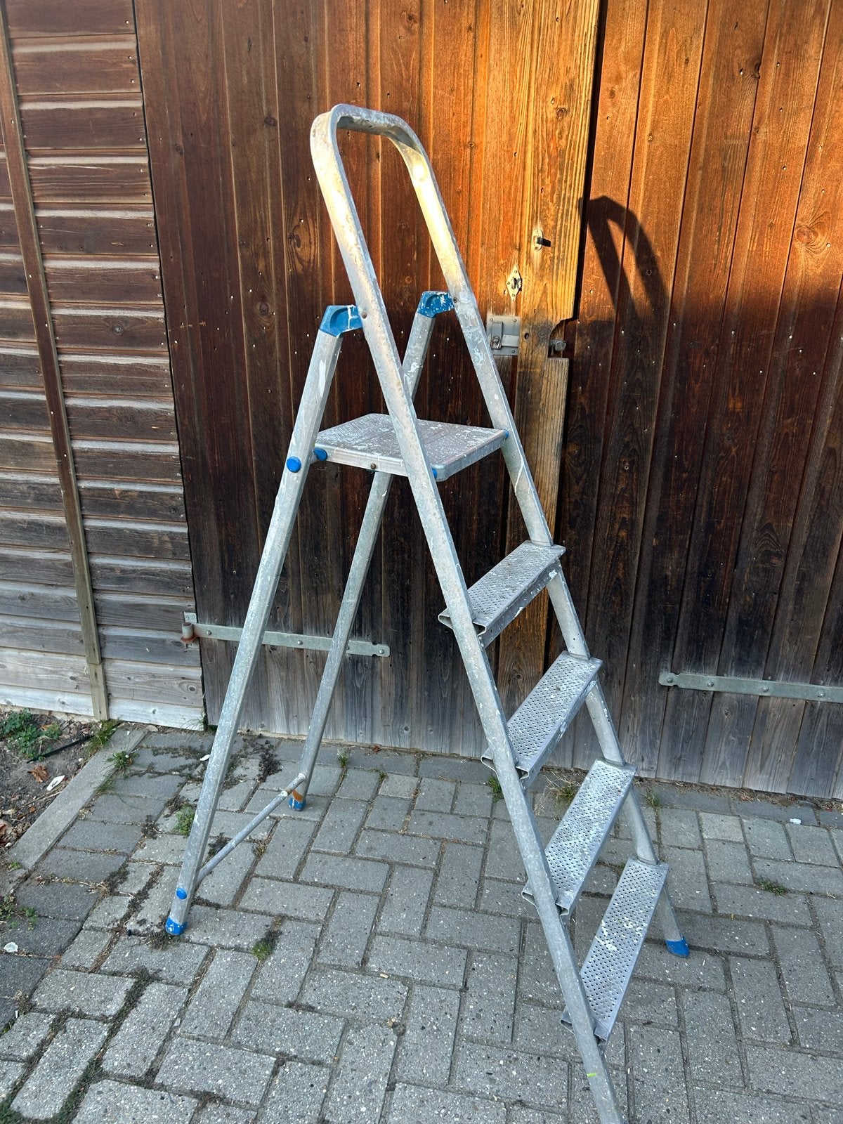 Klustrap 5 treden, Doe-het-zelf en Verbouw, Ladders en Trappen, Ophalen, Gebruikt, Trap, Minder dan 2 meter