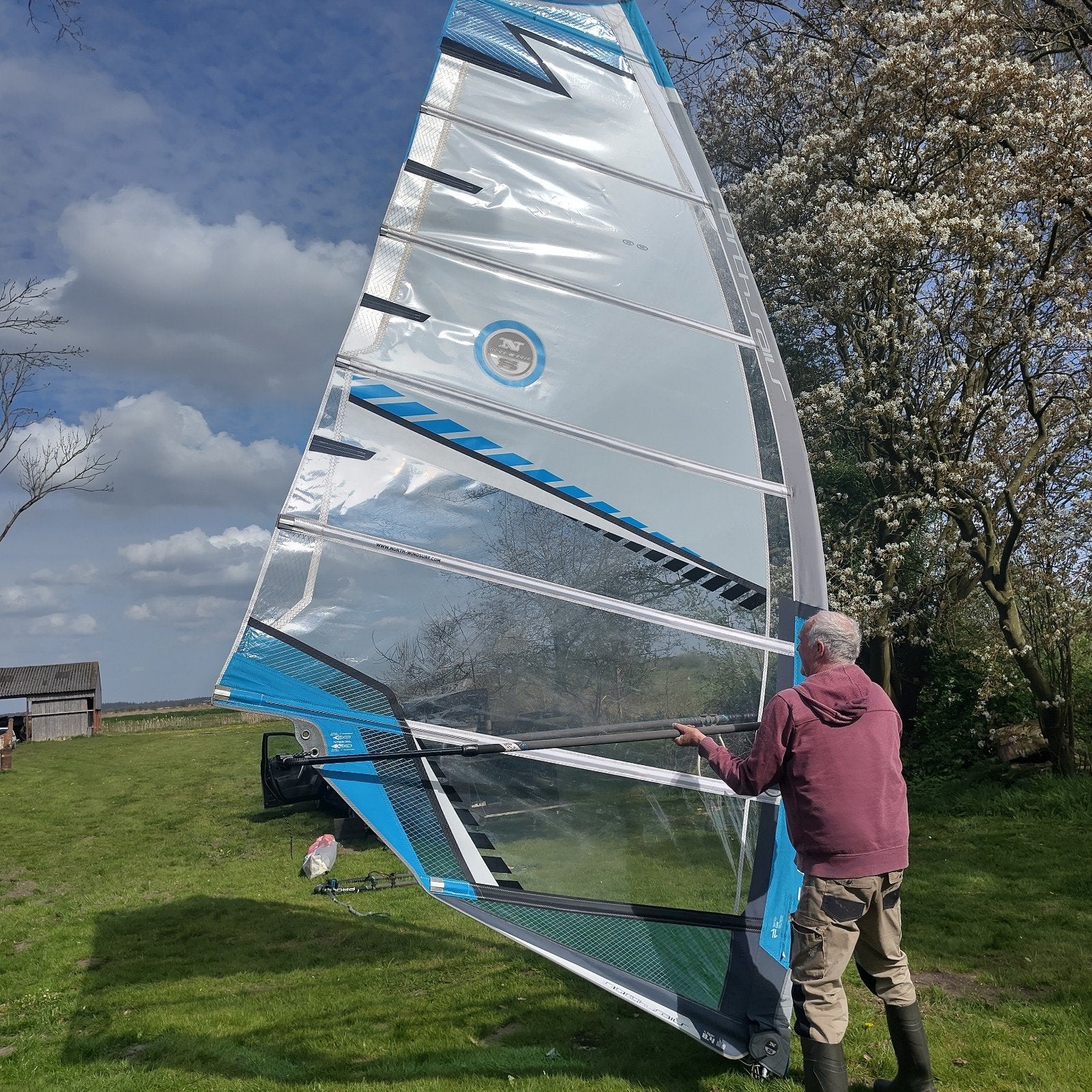 North Sail s type 8,4m2, Ophalen, Zo goed als nieuw, Zeil