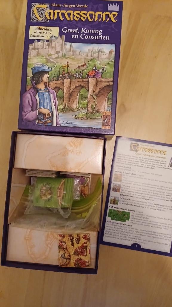 bordspel oude versie 999 games Carcassonne Graaf Koning, Hobby en Vrije tijd, Gezelschapsspellen | Bordspellen, Vijf spelers of meer