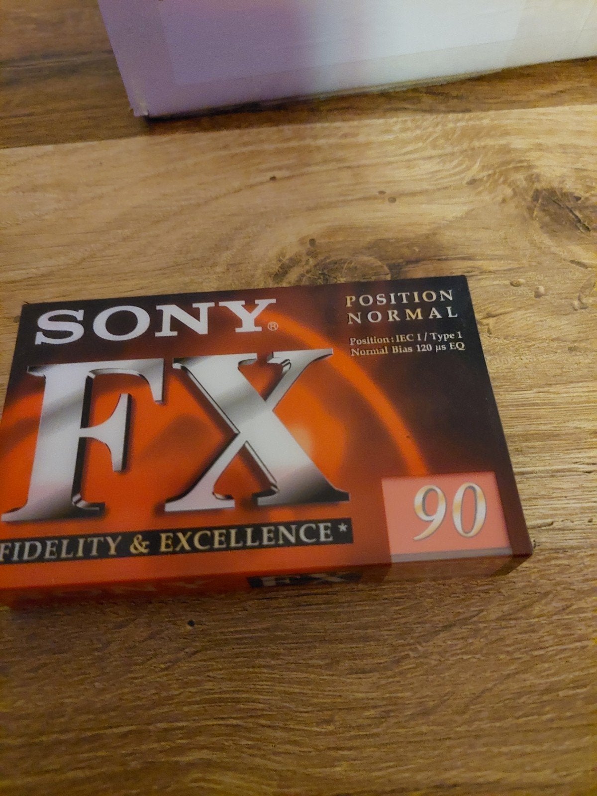 Sony FX 90 minuten cassettebandje - Nieuw in verpakking, Ophalen of Verzenden, Nieuw in verpakking, 1 bandje, Onbespeeld