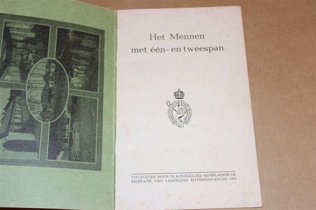 Mennen met Eén- & Tweespan — Zeldzame Officiële Gids [1955], Boeken, Ophalen of Verzenden, Gelezen, Honden