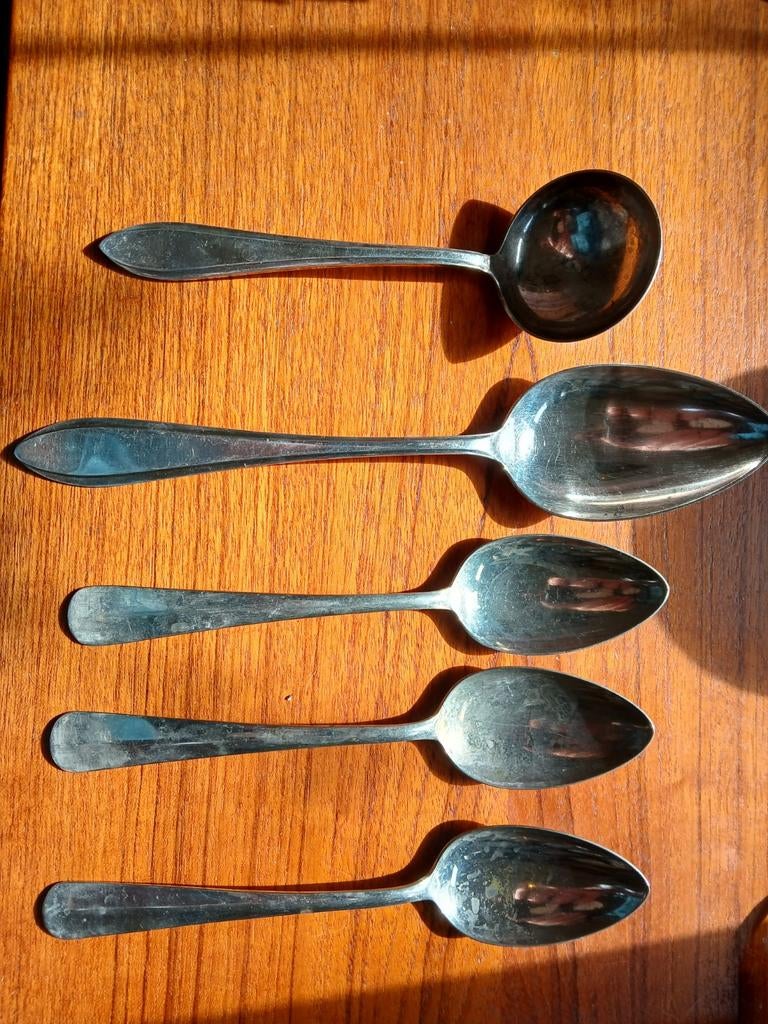 Set van vijf Gero lepels, Ophalen of Verzenden