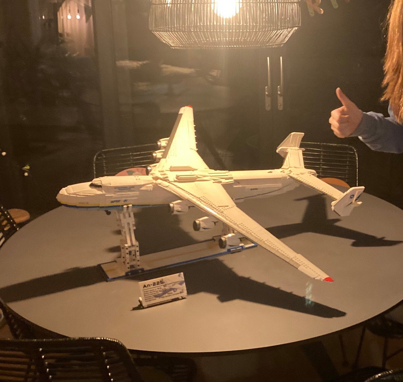 Mega groot Lego vliegtuig. Antonov AN-225, Ophalen, Zo goed als nieuw, Overige merken
