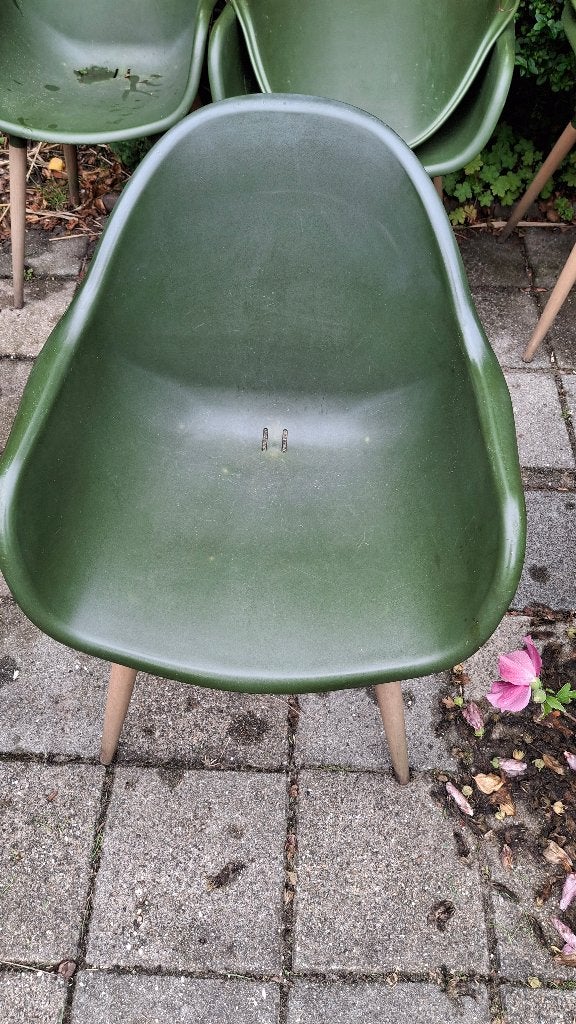 6 tuinstoelen, Ophalen, Kunststof, Gebruikt, Stapelbaar