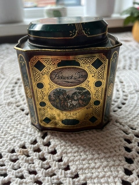 vintage blik Douwe Egberts, Ophalen, Gebruikt, Thee, Douwe Egberts