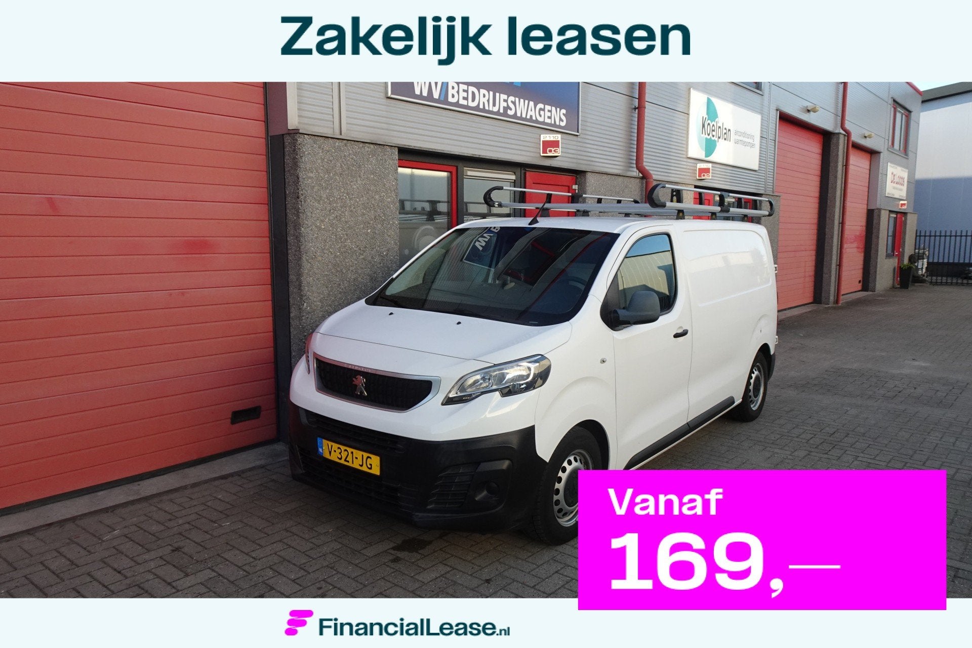 Peugeot Expert 226S 1.6 BlueHDI 95 Premium met imperiaal en, Voorwielaandrijving, Stof, Gebruikt, 4 cilinders