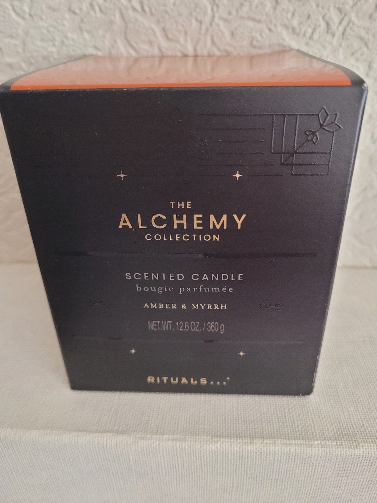 Rituals The Alchemy Collection Geurkaars Amber & Myrrh, Ophalen of Verzenden, Nieuw, Zwart, Glas