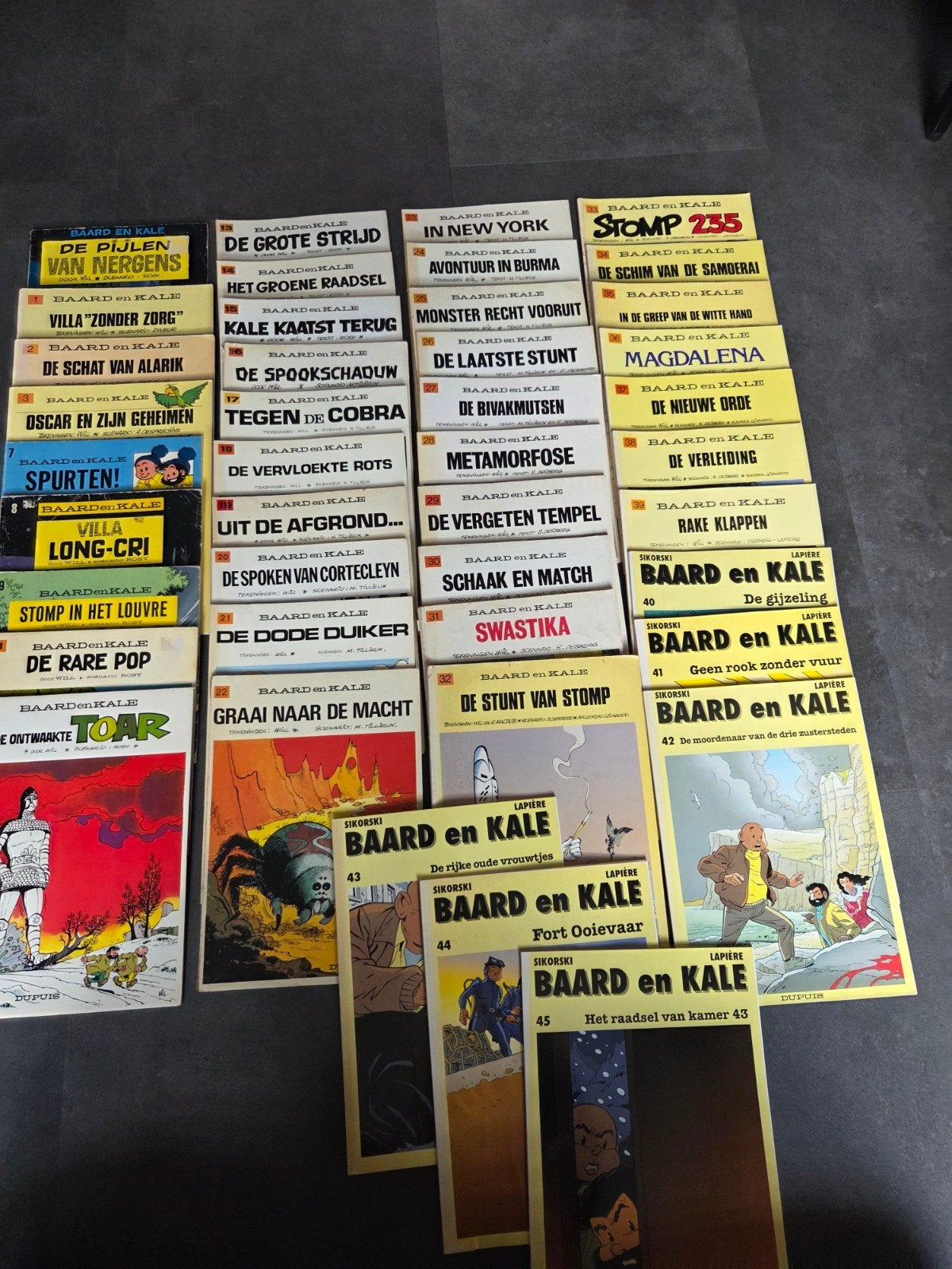 42x Baard en Kale, Boeken, Stripboeken, Meerdere stripboeken, Ophalen of Verzenden, Gelezen