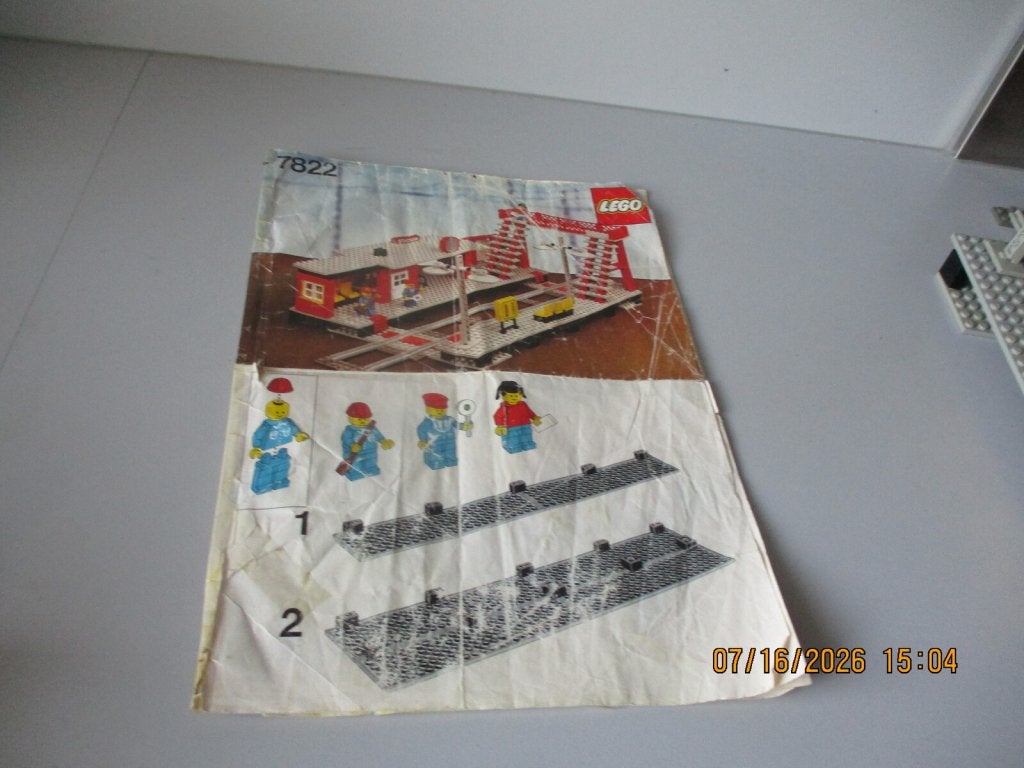LEGO LEGO 7822 TREINSTATION 12v Compleet in zeer go 7822, Niet ingevuld, Niet ingevuld, Niet ingevuld