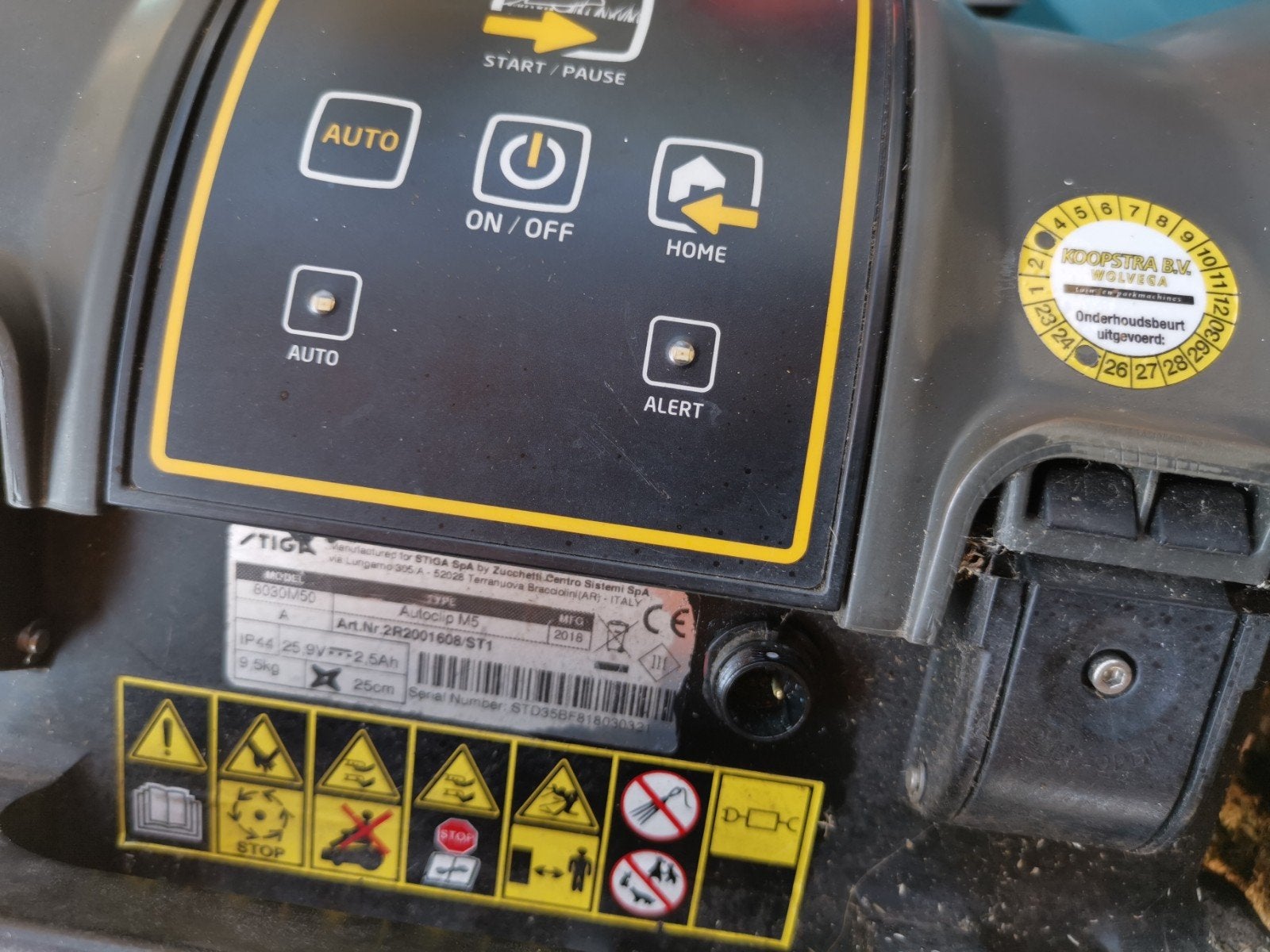 Door INRUIL VERKREGEN❗2eH: STIGA 2018 AUTOCLIP M5- Zo Weg‼️, Cirkelmaaier, Gebruikt, Minder dan 30 cm, Accu-grasmaaier