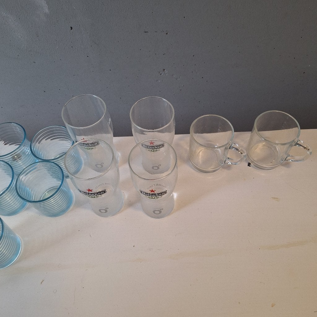 Drinkglazen  IKEA Heineken, Ophalen of Verzenden, Gebruikt, Overige typen