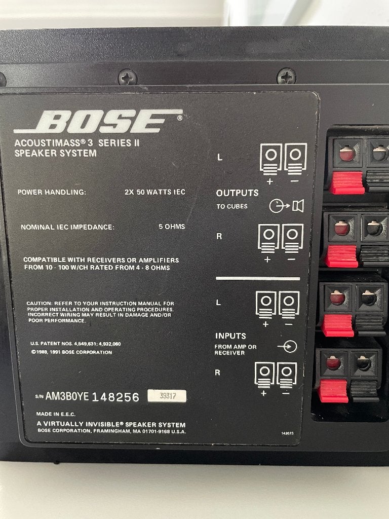 Bose Acoustimass, Ophalen of Verzenden, Gebruikt, Speakerset, Bose
