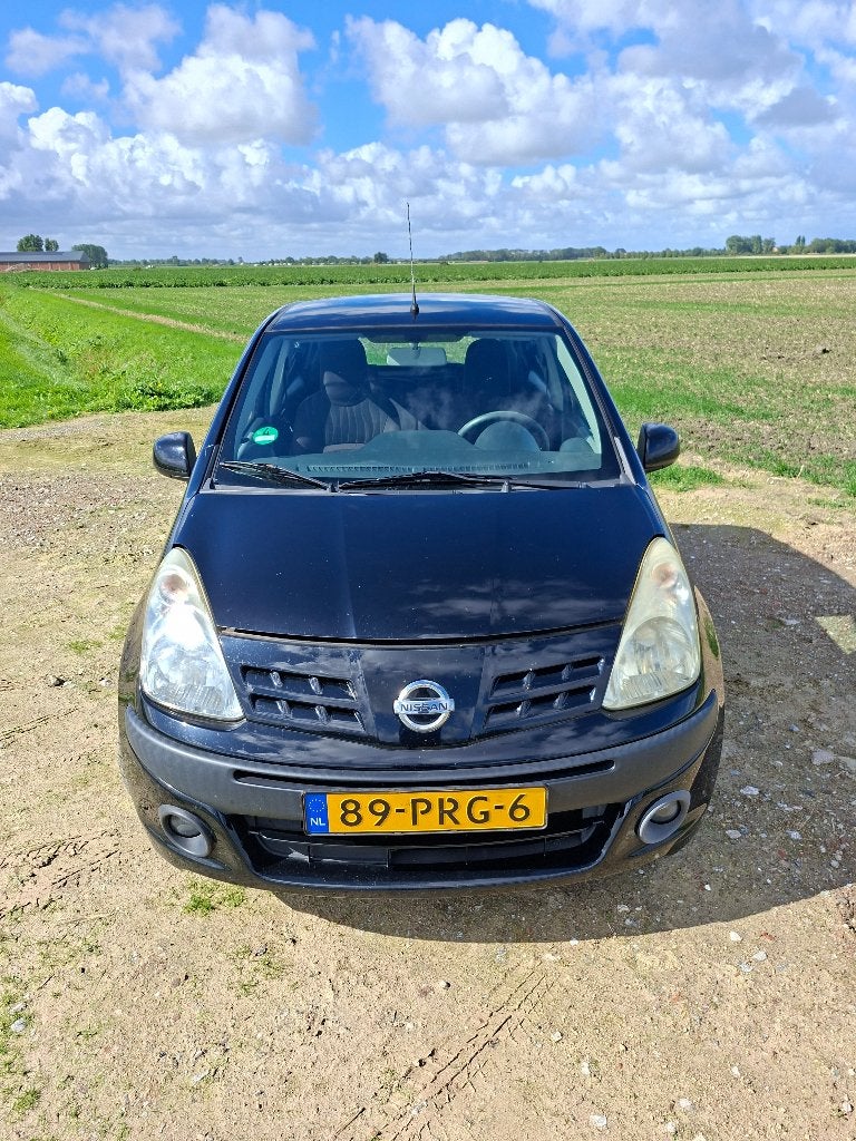 Nissan Pixo 1.0 50KW 5D 2011 Zwart, Voorwielaandrijving, 200 kg, 4 stoelen, Origineel Nederlands