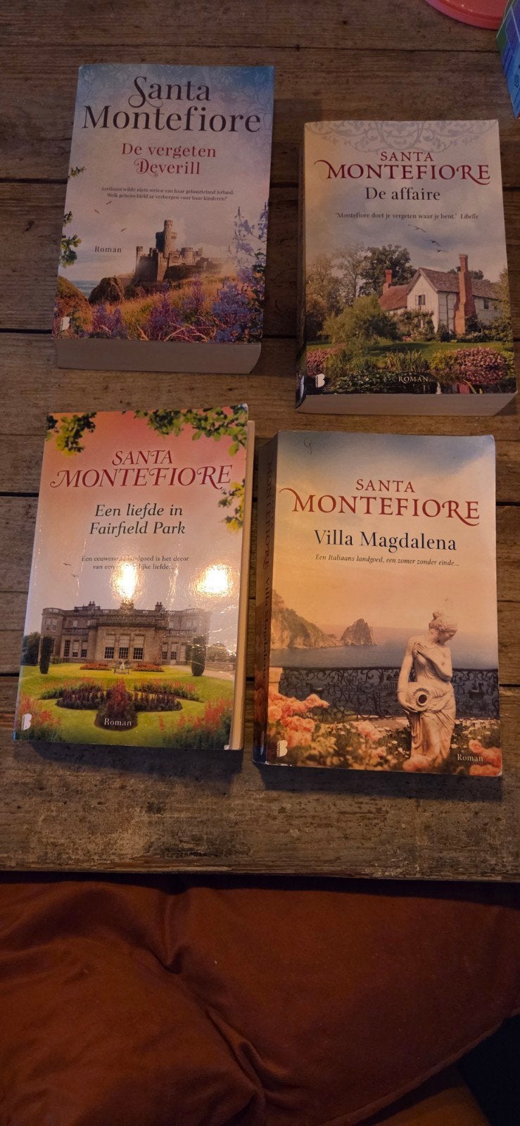 Santa Montefiore Boeken - 4 Romans, Ophalen of Verzenden, Gelezen, Santa Montefiore, Nederland
