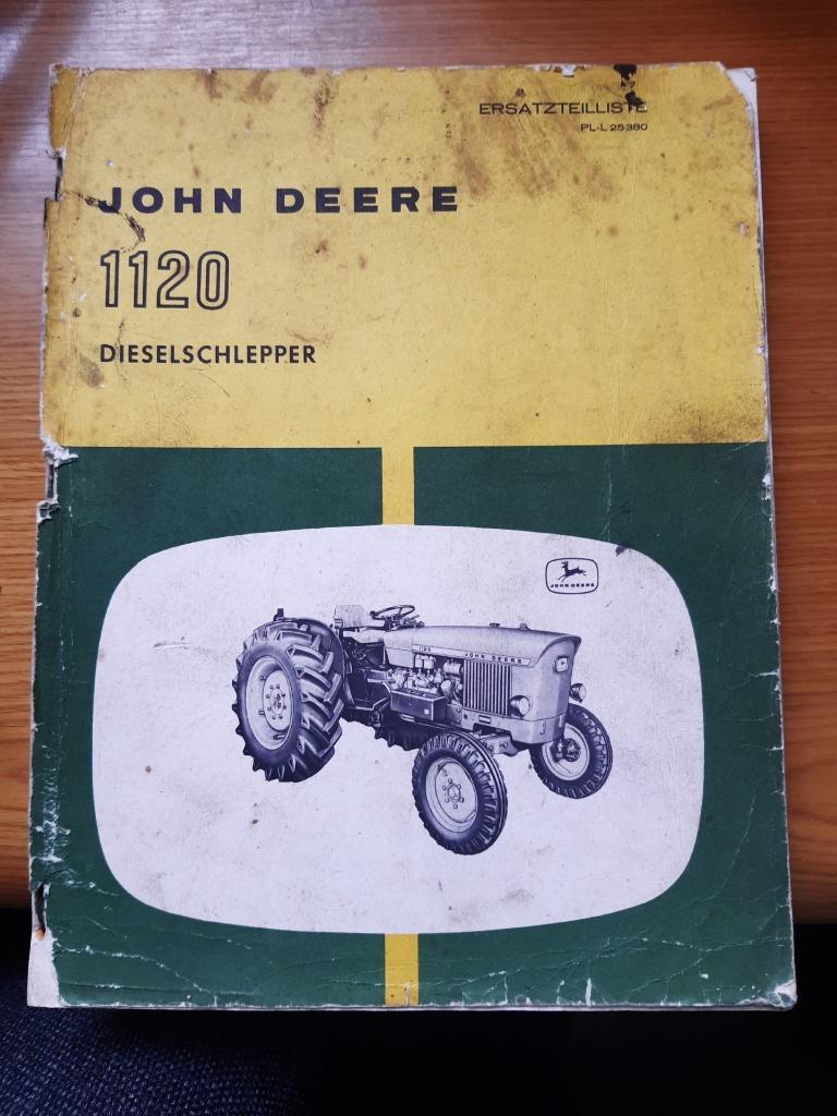 Originele onderdelengids John Deere 1120, Gelezen, Ophalen of Verzenden, John deere company, Catalogus