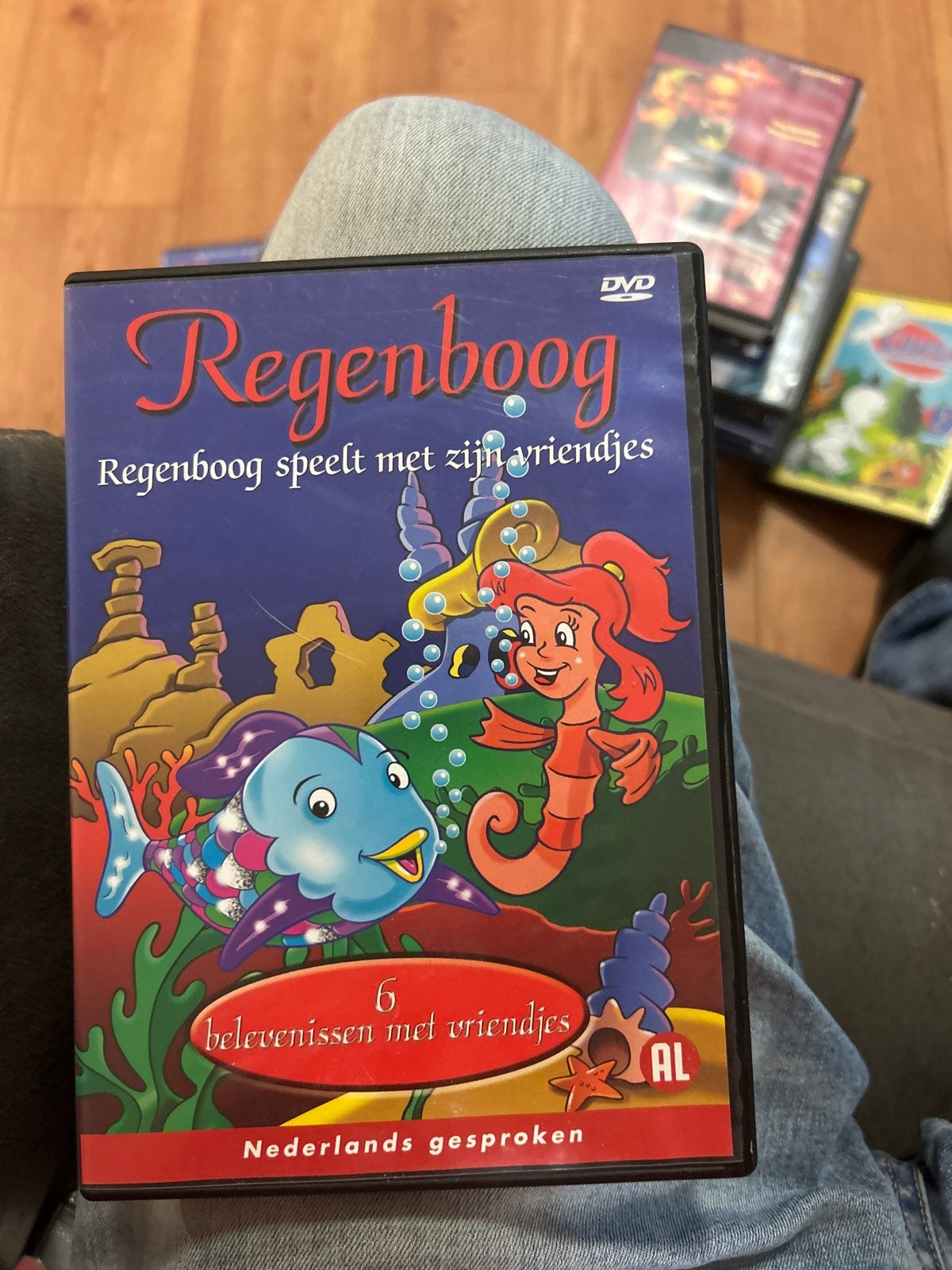 Regenboog speelt met zijn vriendjes DVD - 6 avonturen, Cd's en Dvd's, Gebruikt, Animatie, Alle leeftijden, Film