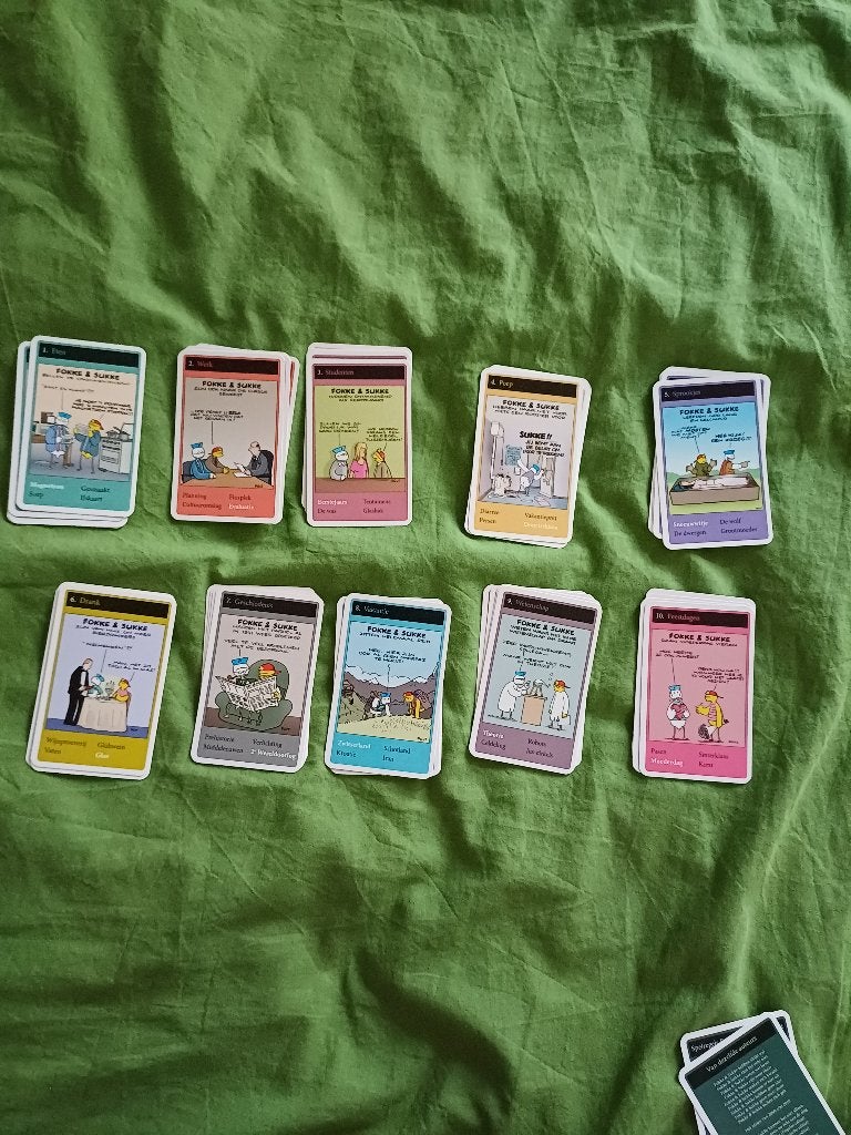 Fokke & Sukke kwartet spel, Ophalen of Verzenden, Zo goed als nieuw, Kwartet(ten)