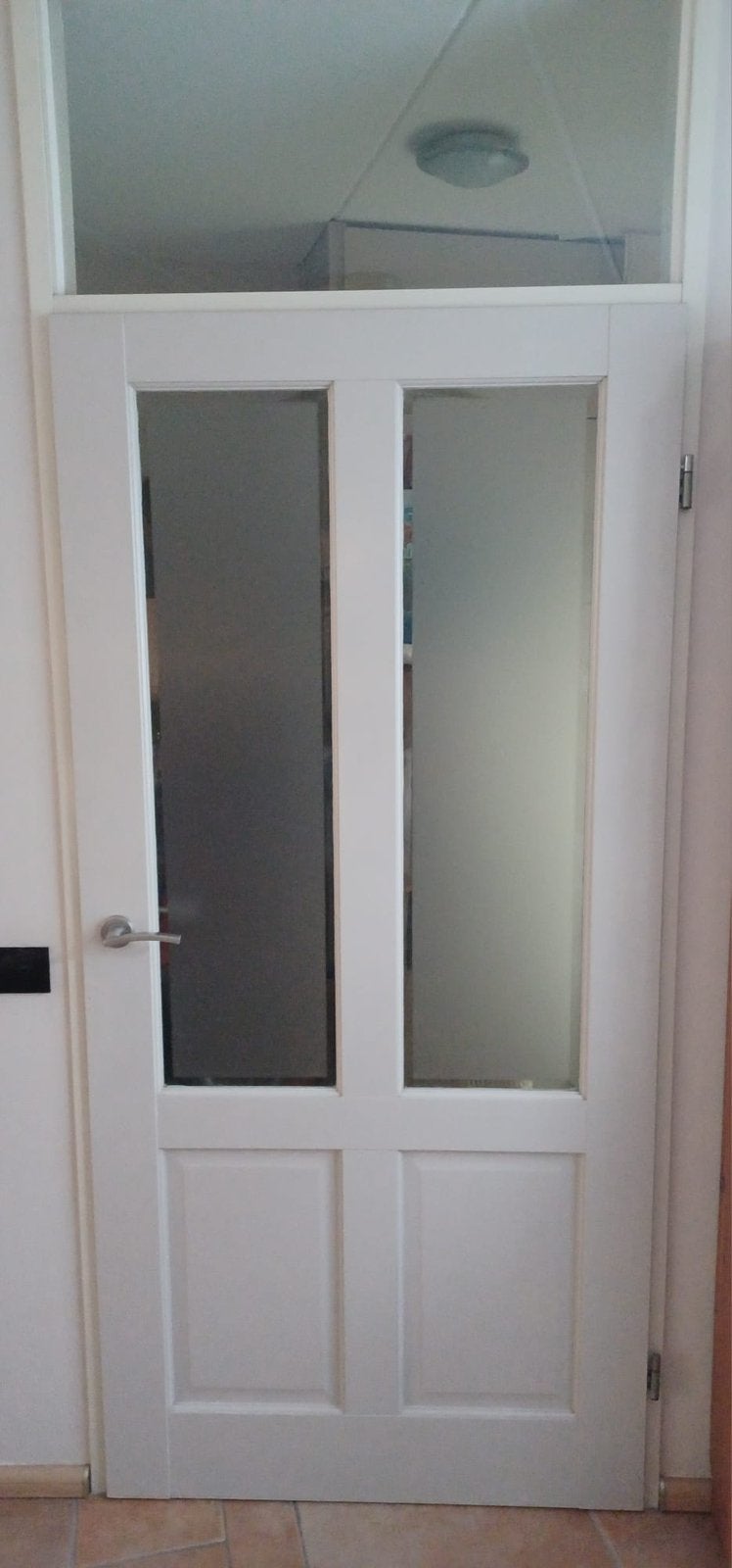 Opdekdeur 205x93, Ophalen, Gebruikt, 80 tot 100 cm, Binnendeur