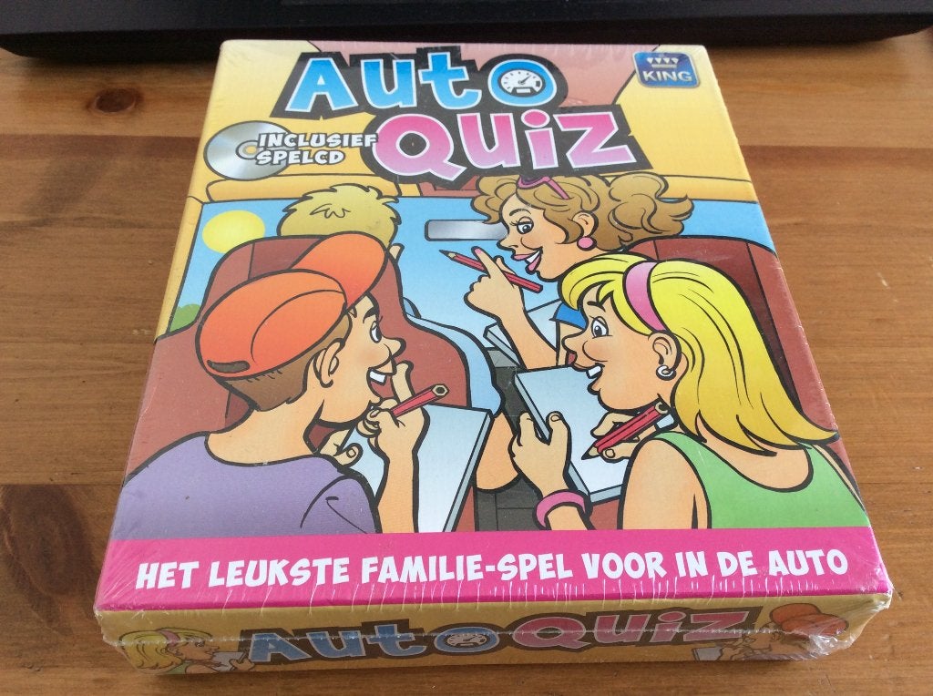 Auto Quiz. Nieuw in folie. familie spel voor in de auto, Ophalen of Verzenden, Nieuw, King