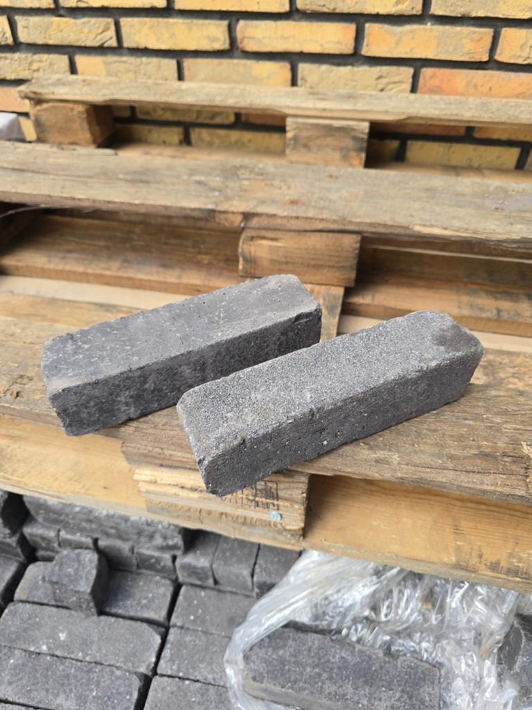 Gebakken grijze klinkers getrommeld 20x5x6cm = 5m2, Doe-het-zelf en Verbouw, Tegels, Ophalen, Overige materialen, Nieuw, Minder dan 20 cm