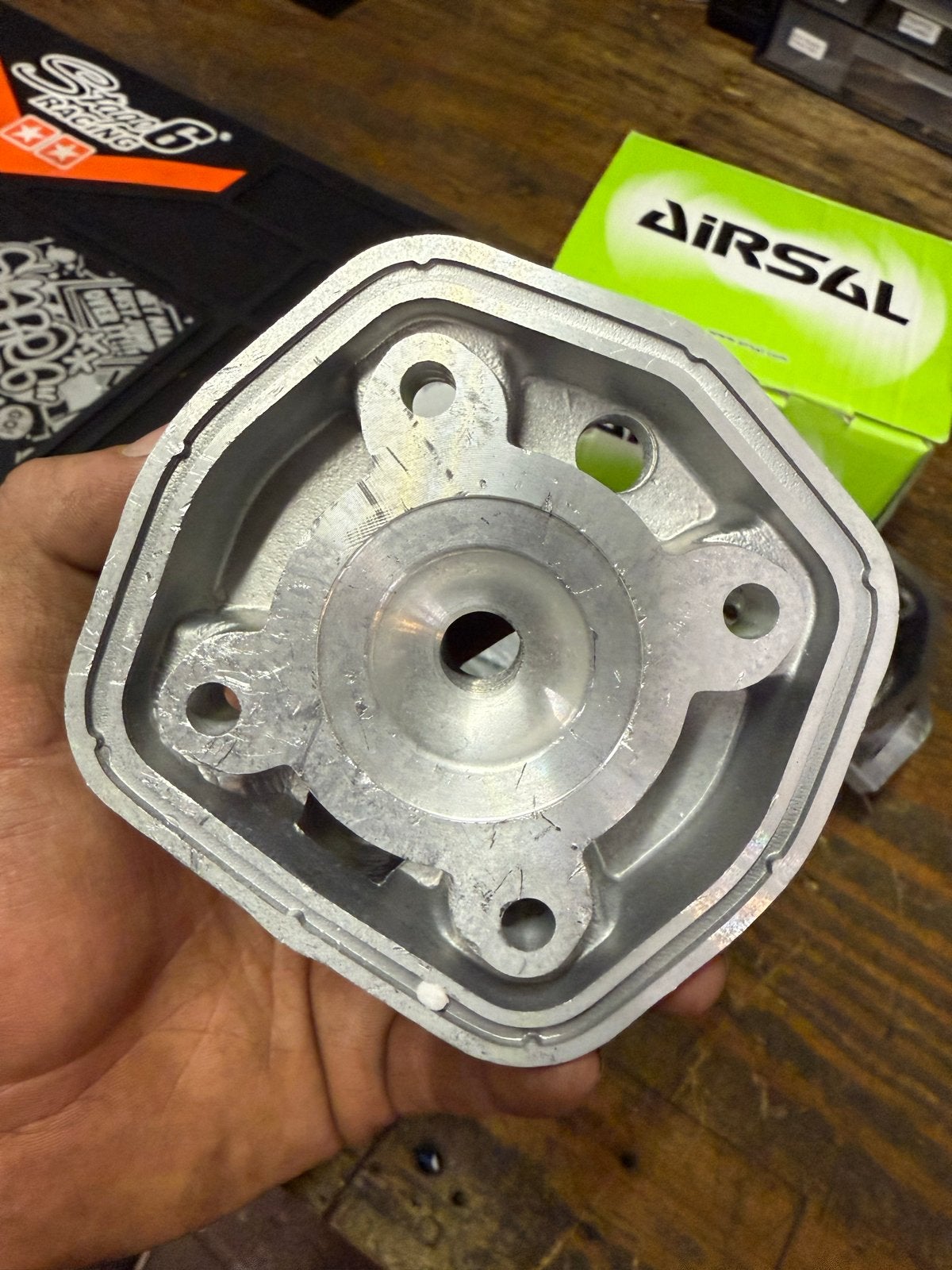 Nieuwe Airsal 70cc Iron cilinder Derbi Euro2 (transport scha, Derbi, Derbi, Nieuw, Ophalen of Verzenden