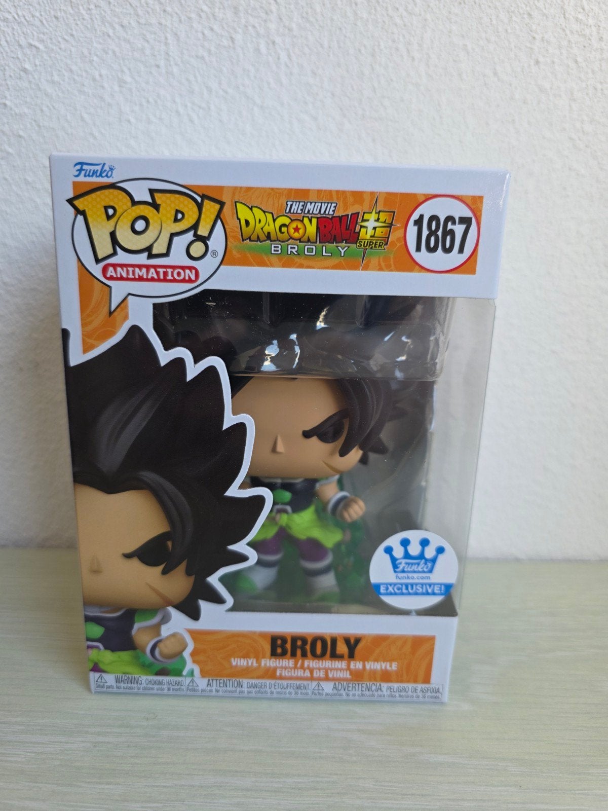 Broly - Dragon Ball Super - Funko Exclusive - 1867, 21 Holborn Viaduct, London, EC1A 2DY, SupportEMEA@Funko.com, Verzenden, Funko