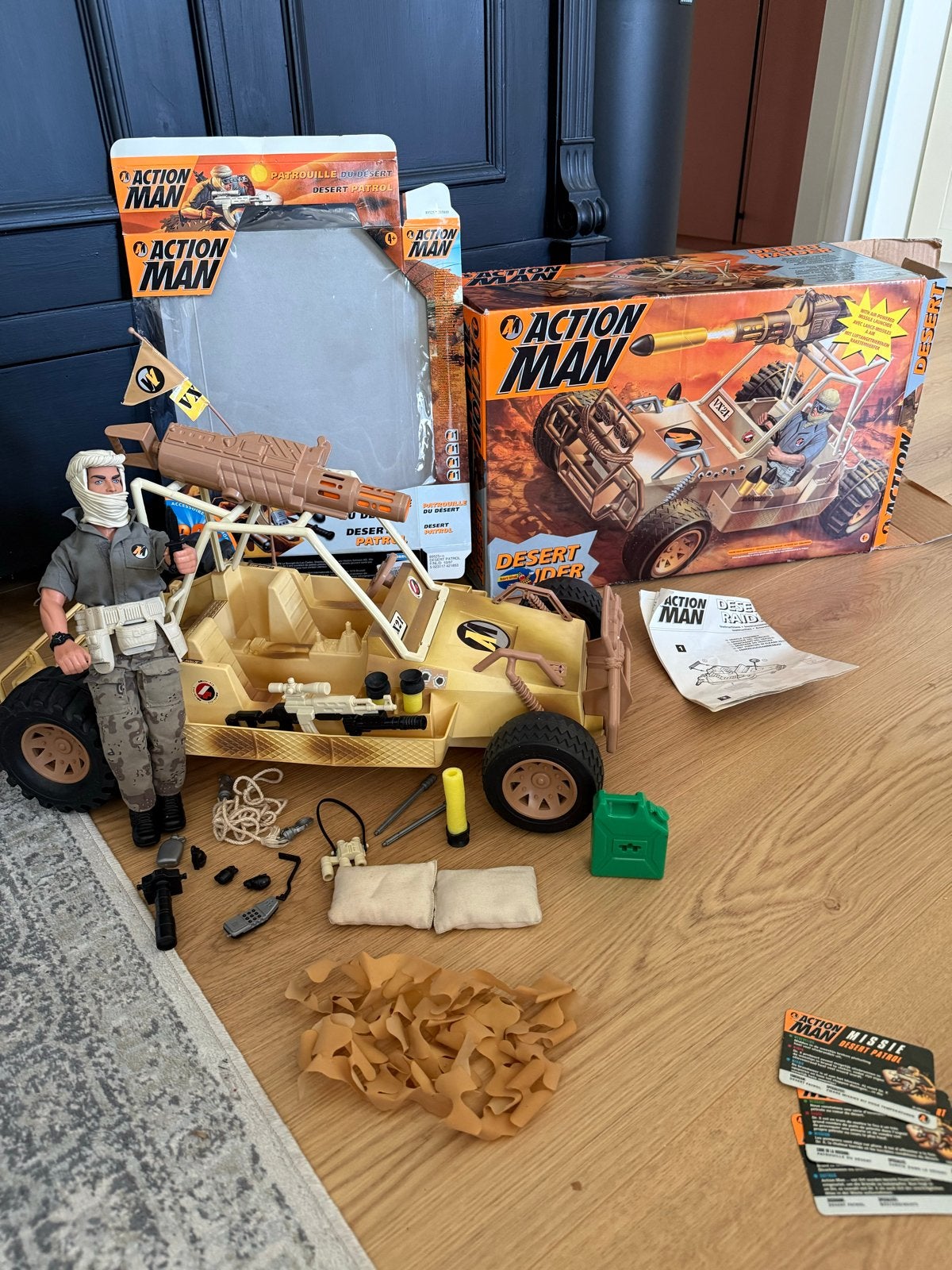 Action Man Desert Patrol Buggy met figuur en accessoires, Ophalen, Gebruikt