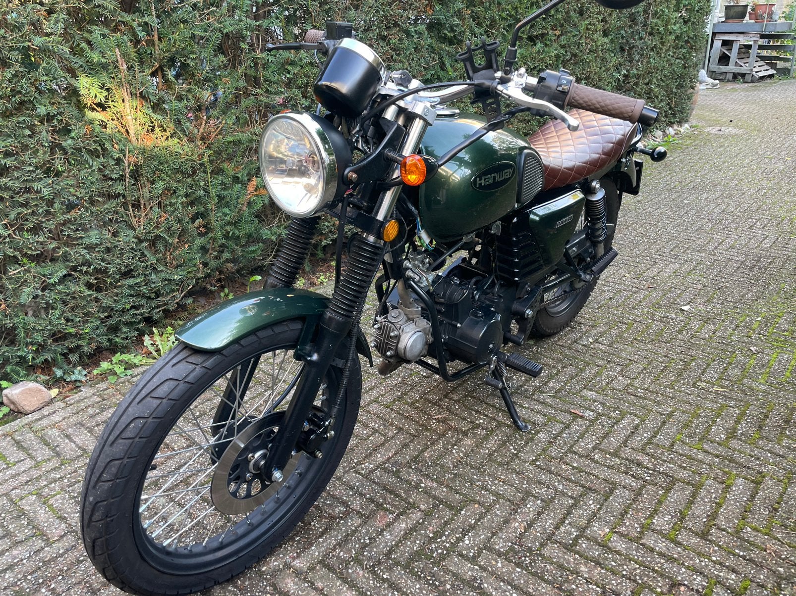Hanway raw 50 85cc schakelbrommer met veel extras, Ophalen, 85 cc, Zo goed als nieuw, 4 versnellingen